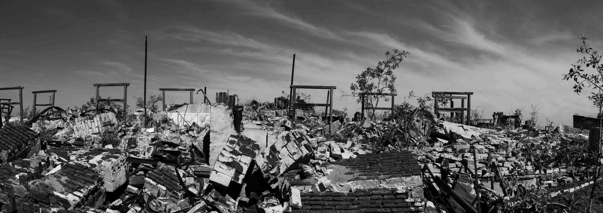 Marcos de Epecuen panorama