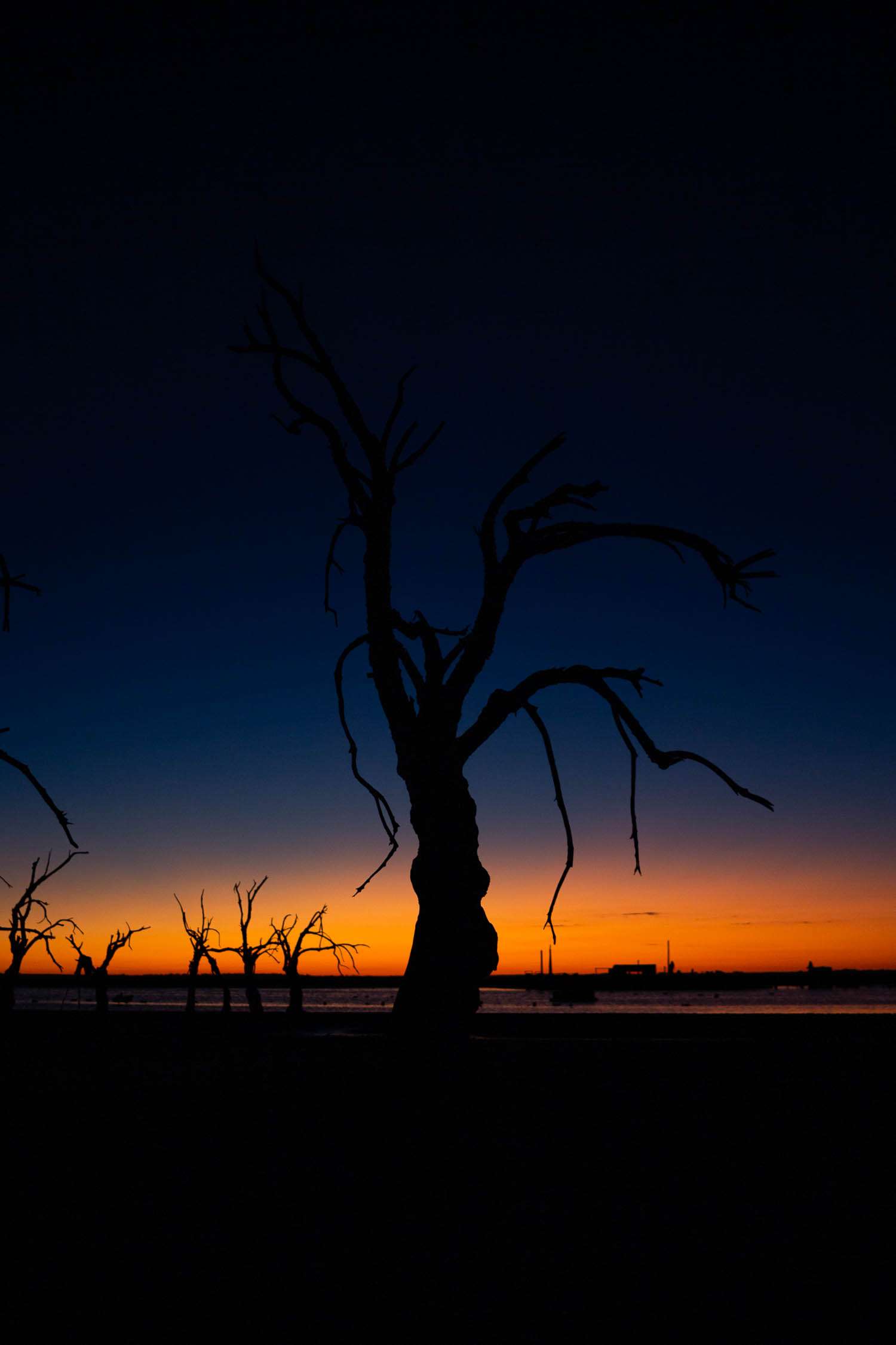 Atardecer en Epecuen