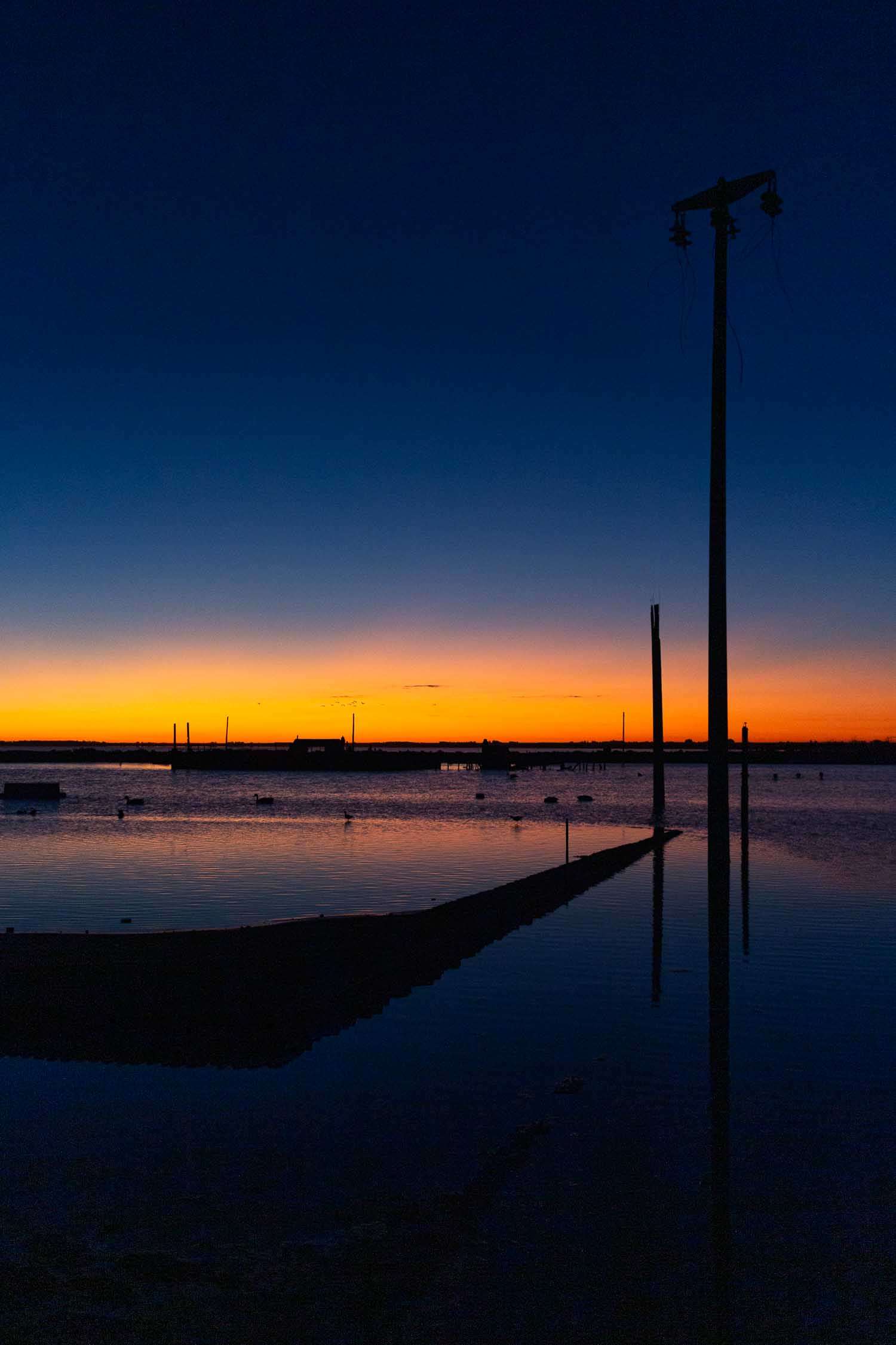 Atardecer en las Ruinas de Epecuen
