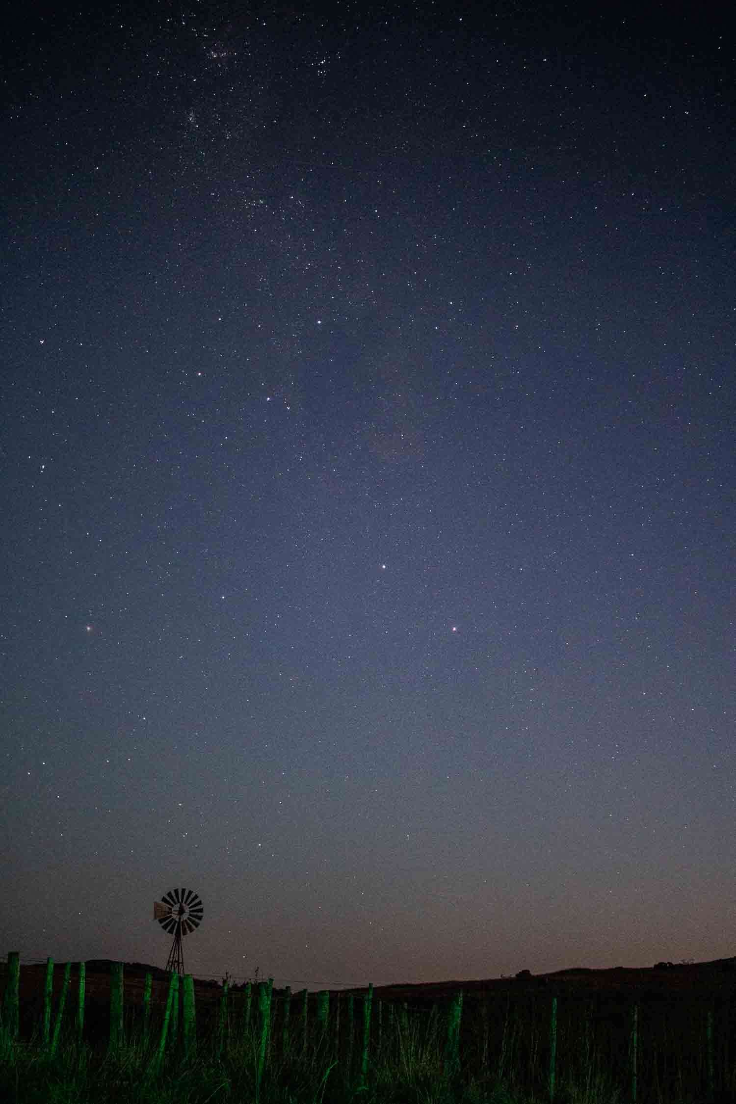 Via Lactea en el campo